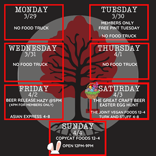CHECK OUT WHAT IS HAPPENING AT RED SWING BREWHOUSE THIS WEEK!