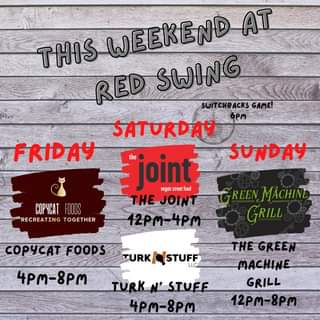 This weekend at Red Swing Brewhouse! We’ve got you covered with refreshing beer
