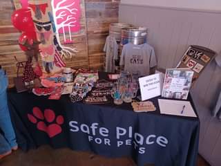 Shout out to “Safe Place for Pets” for hanging out with us yesterday and sharing
